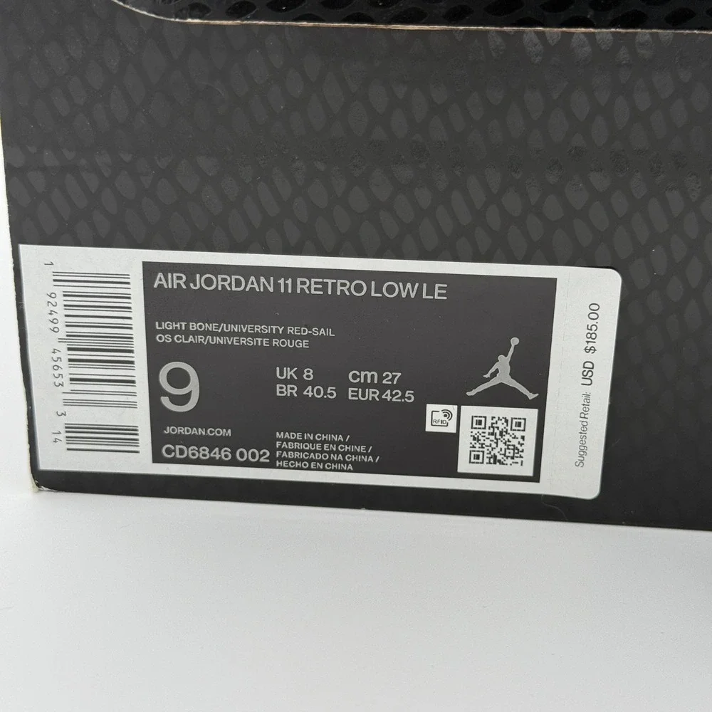 Air‎ Jordan 11 Retro Low Snakeskin Light Bone Shoes Sneakers